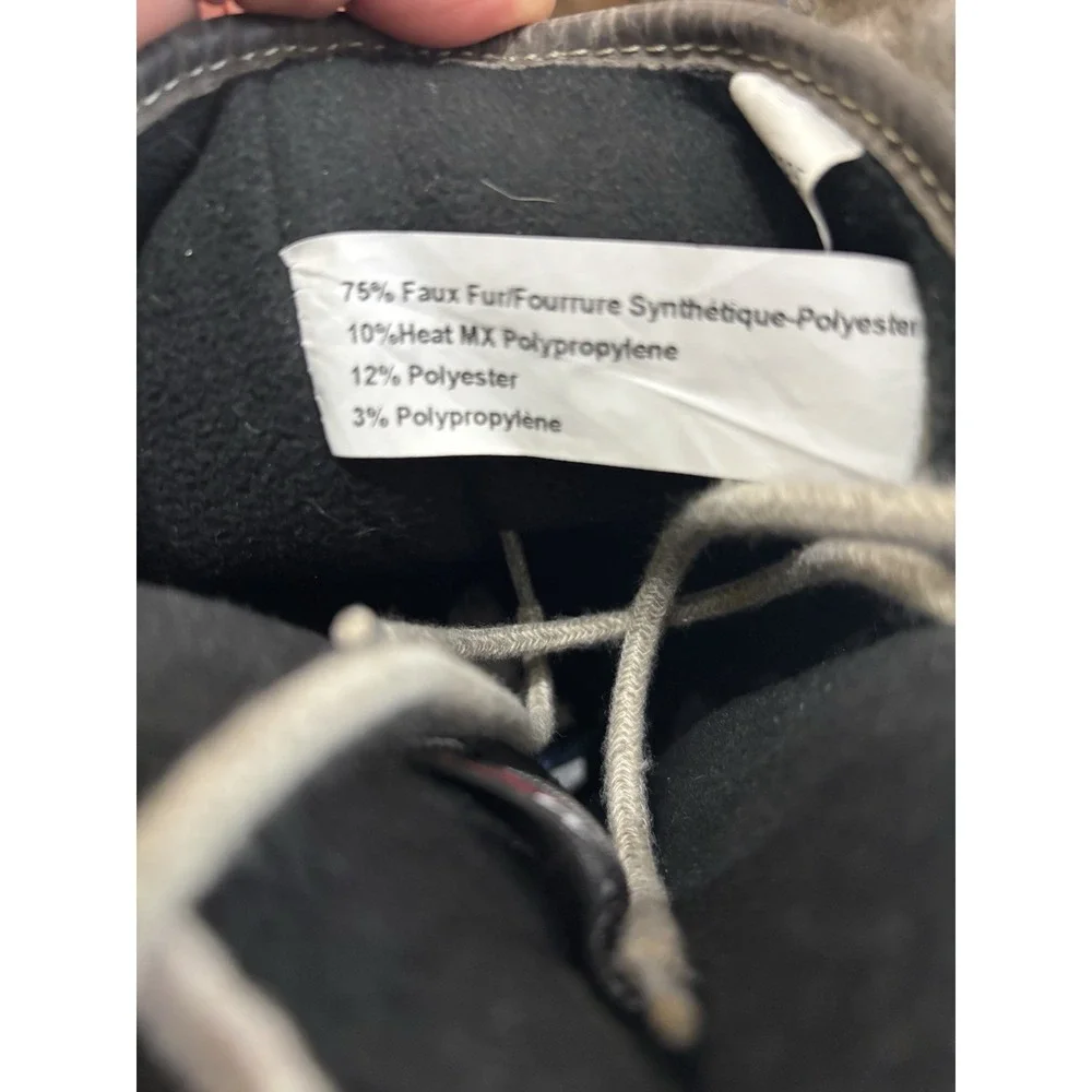 Kamik Women's Winter Snow Boots Gray HEAT-MX Insulated Size 8